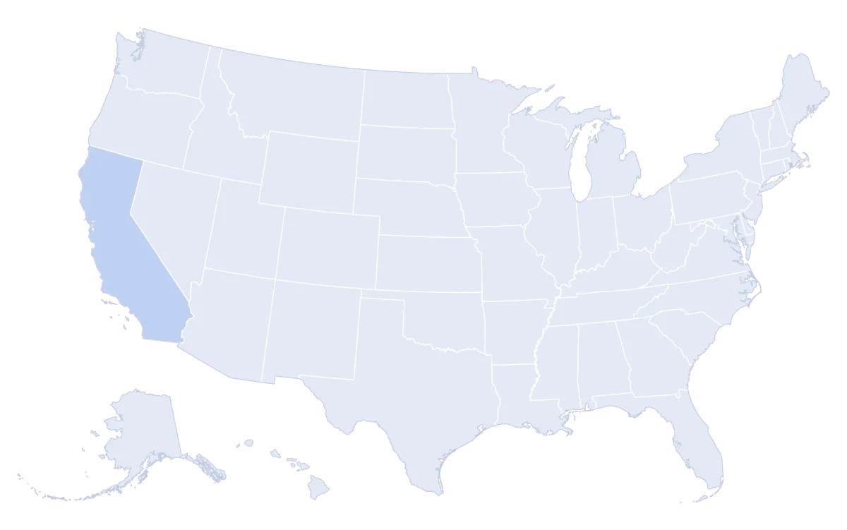 Map of the United States